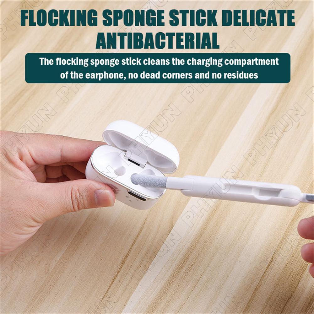 7 in 1 Electronics Keyboard Cleaning Brush Tools Cleaner Keycap Puller Kit Blue