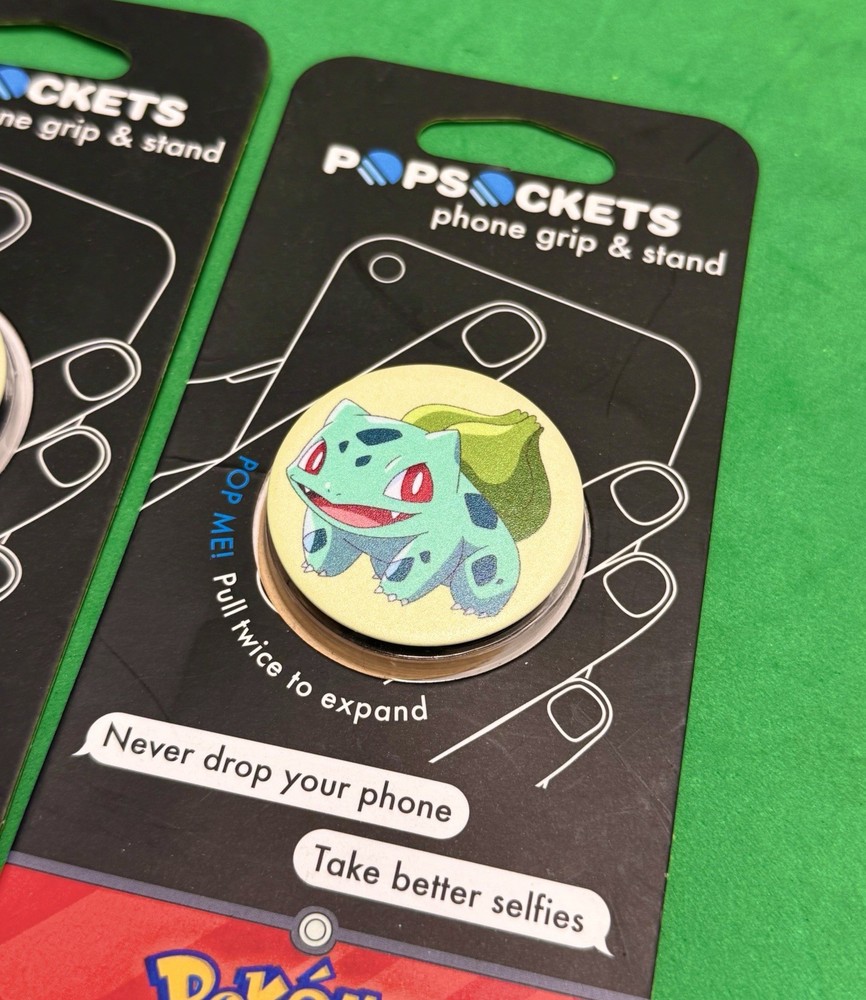 (2) Pokémon Popsocket - Bulbasaur Phone Grip & Stand