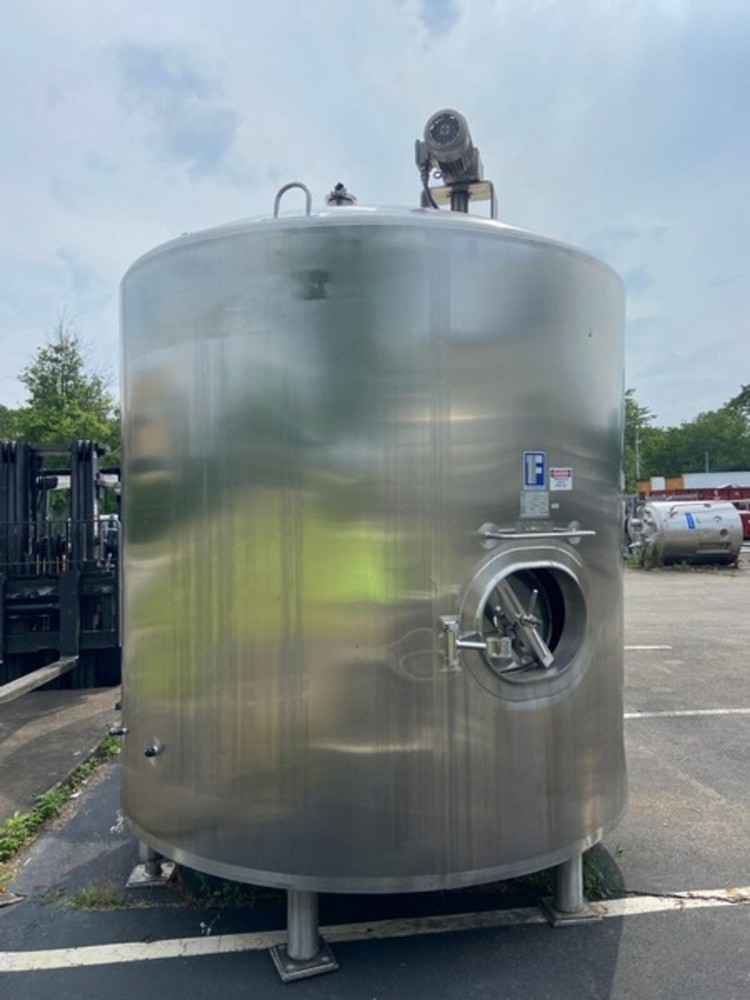 2000 GALLON FELDMEIER STAINLESS STEEL JACKETED AGITATED PROCESSOR