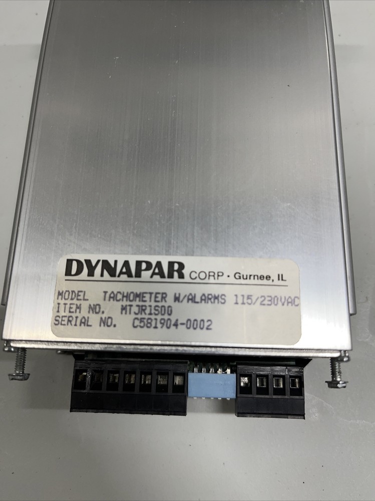 Dynapar MTJR1S00 Digital Tachometer with Alarms