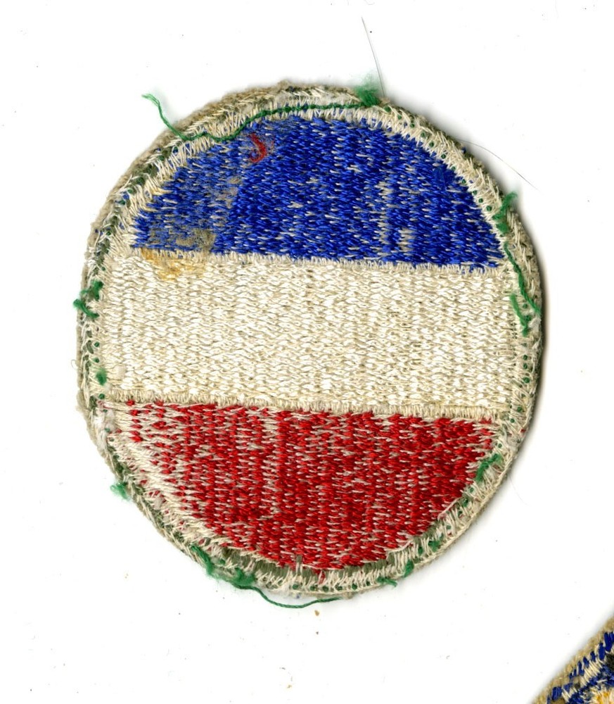 Army Ground Forces White Back Patch WWII Original