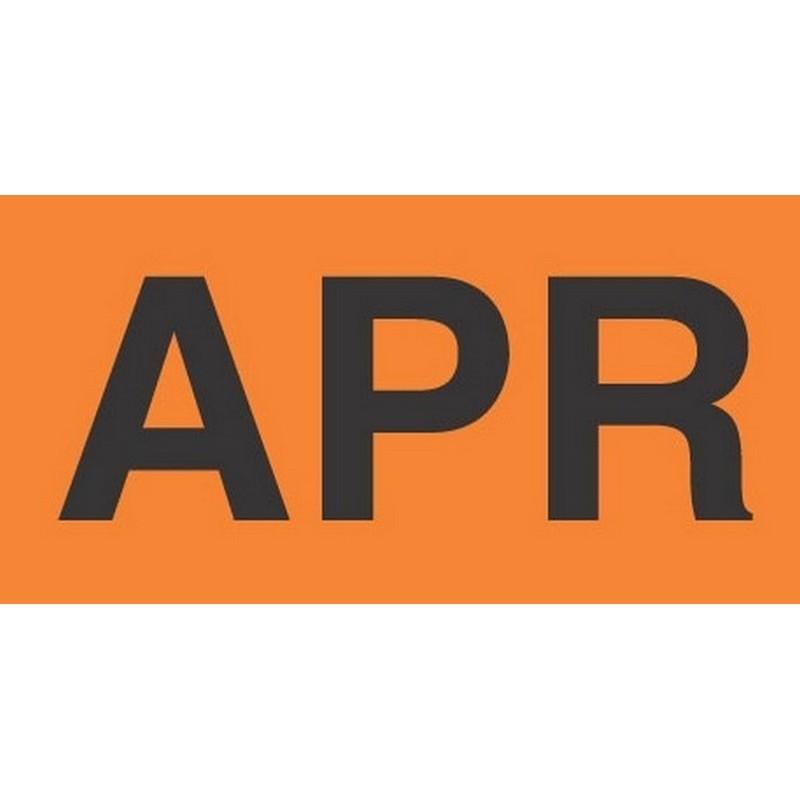 2" x 3" April Labels (500 per Roll)