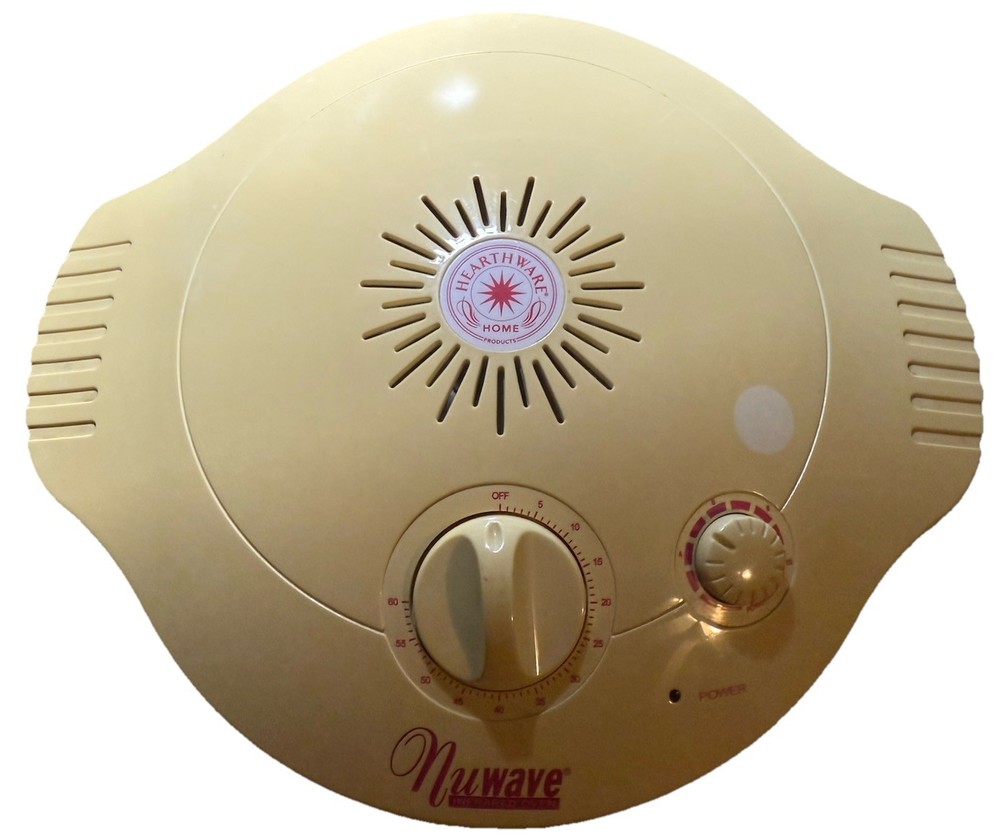 Hearthware Home Nuwave Infrared Oven Replacement heating head white manual dials