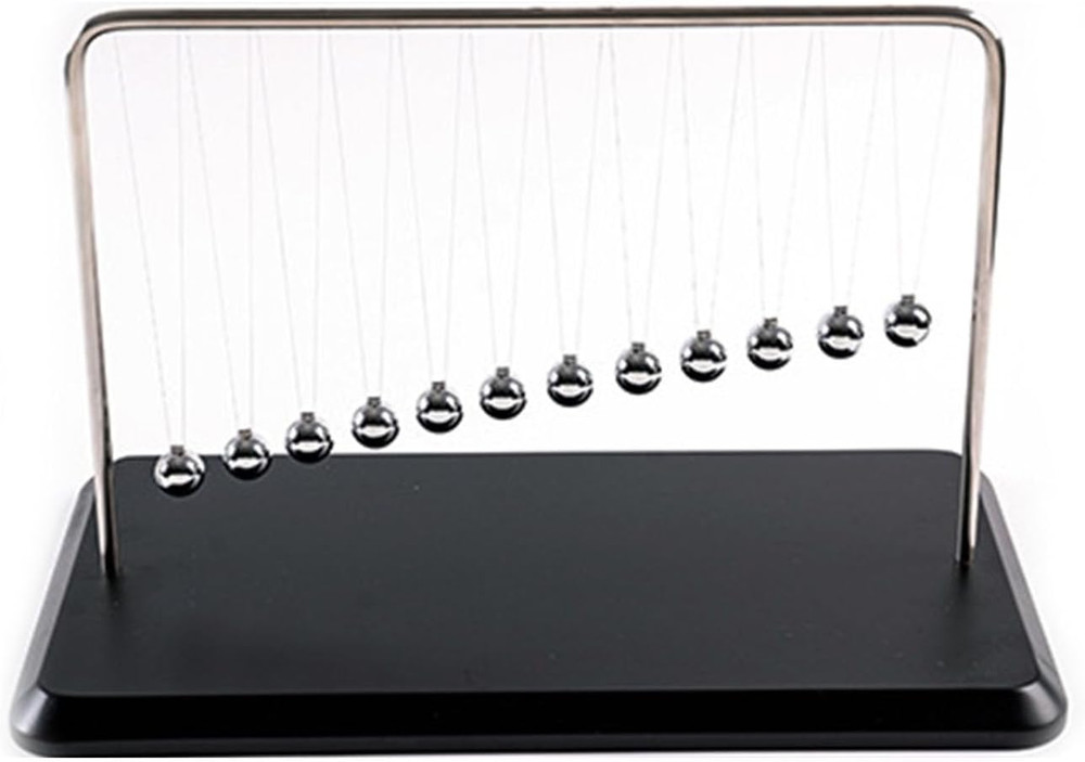 Newtons Cradle Balance Balls Office Decorations for Work Science Physics Gadget