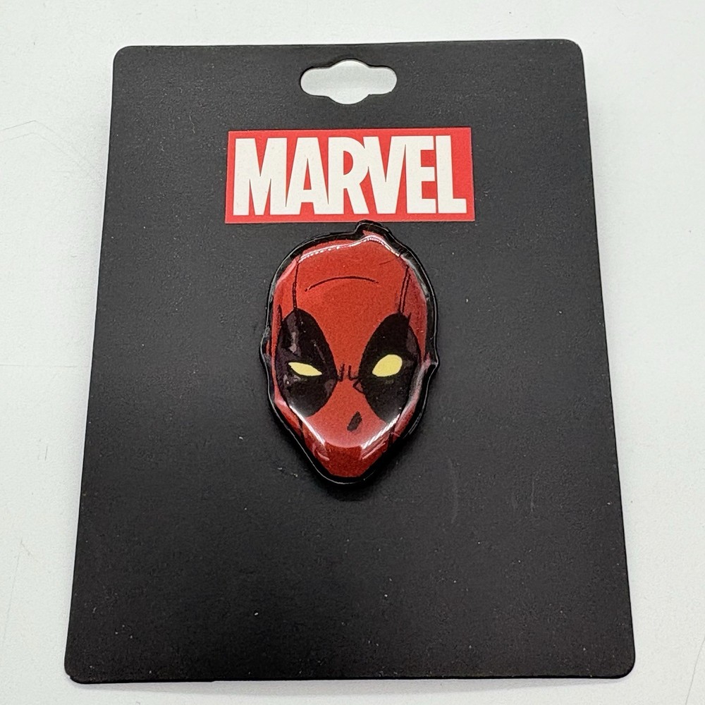 Deadpool Head Marvel Comics Lapel Pin Backpack Pin Bioworld Loot Crate