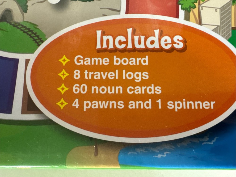 Nouns All Around Board Game Lakeshore Educational Learning Complete