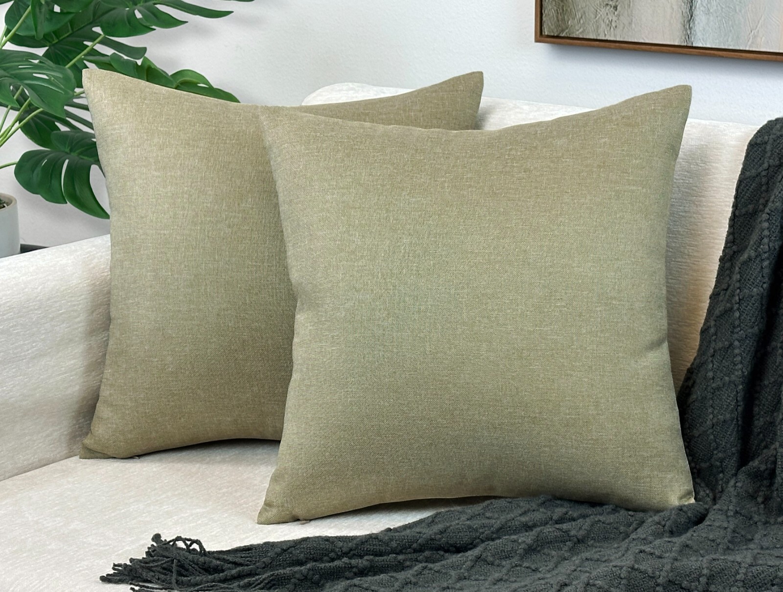 Aiking Home ( 2 Pack ) 18" x 18" Cozy Decorative Throw Pillow Covers