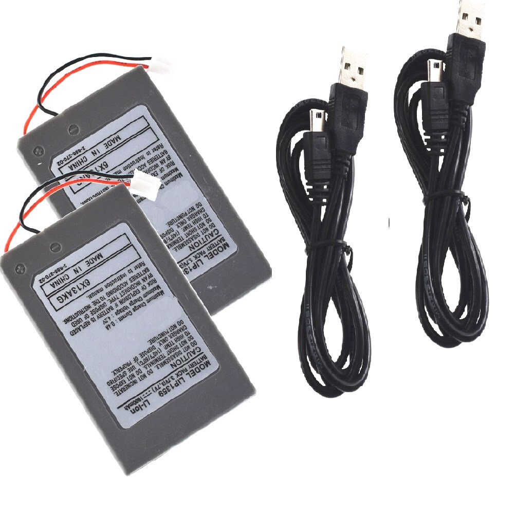 For PS3 PlayStation 3 Dualshock 3 Controller Battery + Cable CECHZC1E /CECHZC2E