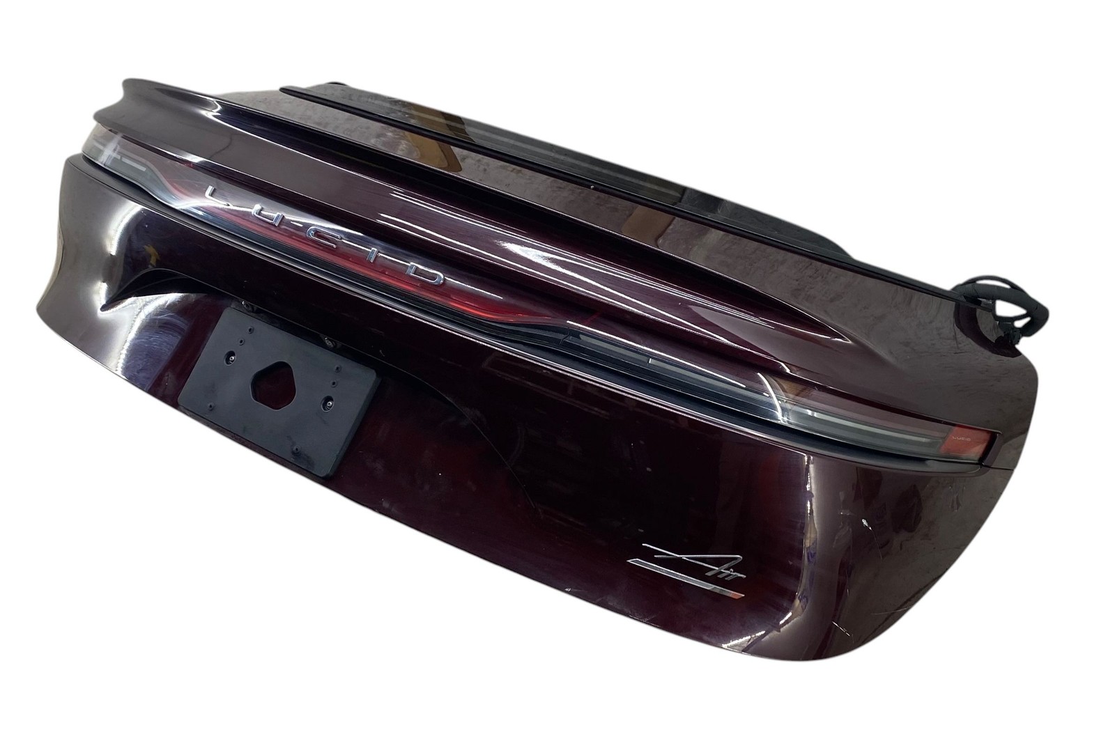 2022-2024 LUCID AIR AIR TOURING REAR TRUNK LID ZENITH RED METALLIC STEALTH PACK