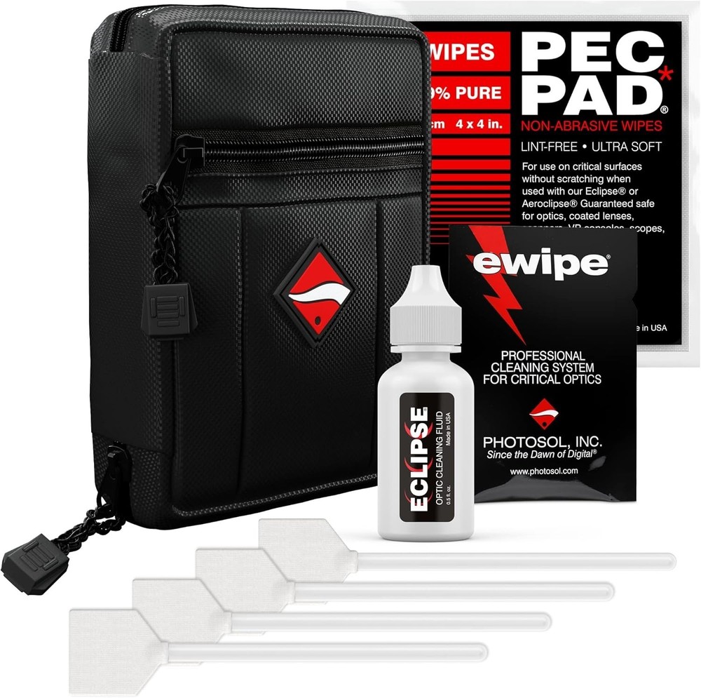 Camera Sensor Cleaning Kit with Eclipse Optic Cleaner and Travel-Friendly Pouch
