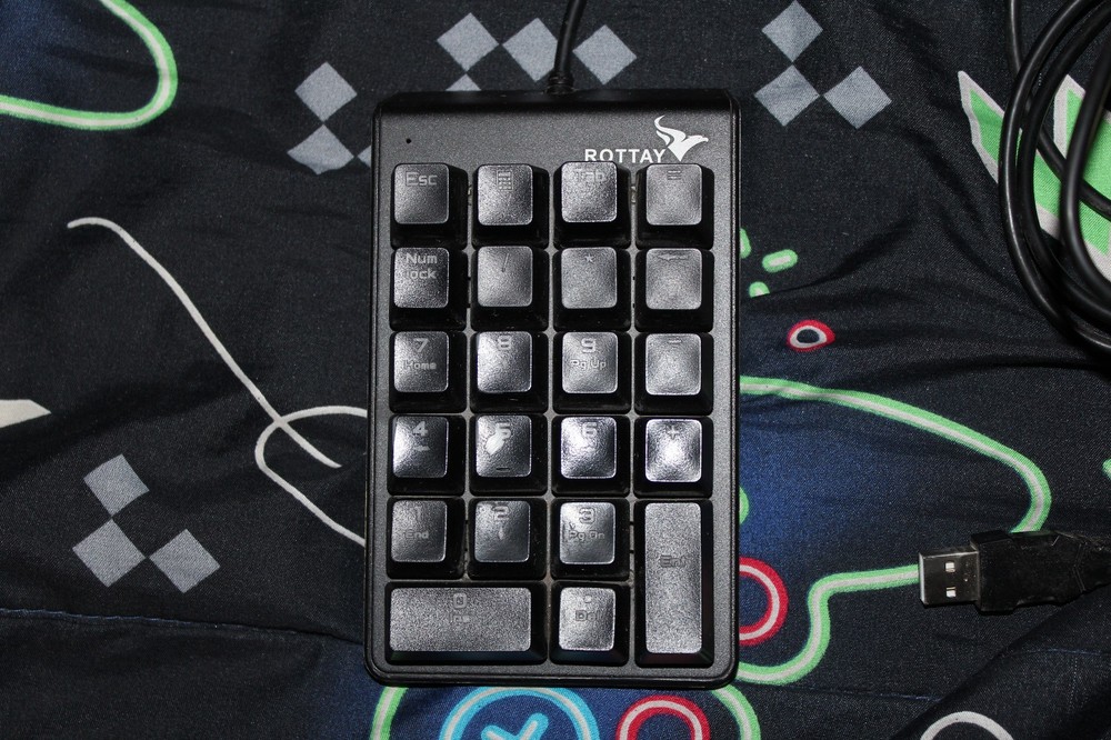 Rottay 22 Key MECHANICAL NUMERIC USB KEYPAD