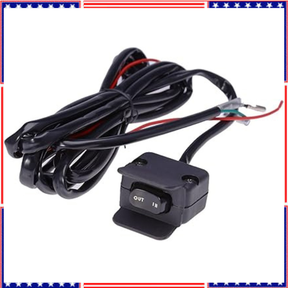 Heavy Duty Handlebar Control Line Winch Rocker Switch Control Warn for ATV/UTV