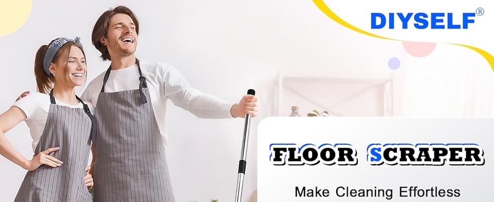 Scraper Tool Adjustable Floor Scraper Long Handle Heavy Duty Paint