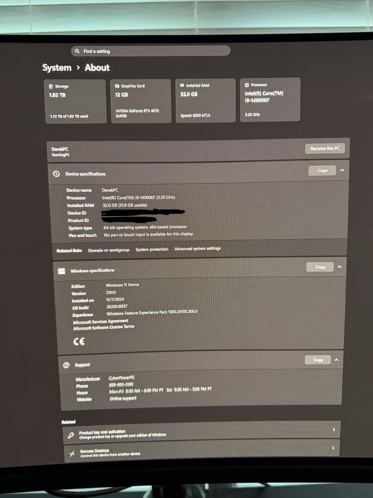 CyberPowerPC Gamer Xtreme VR Desktop