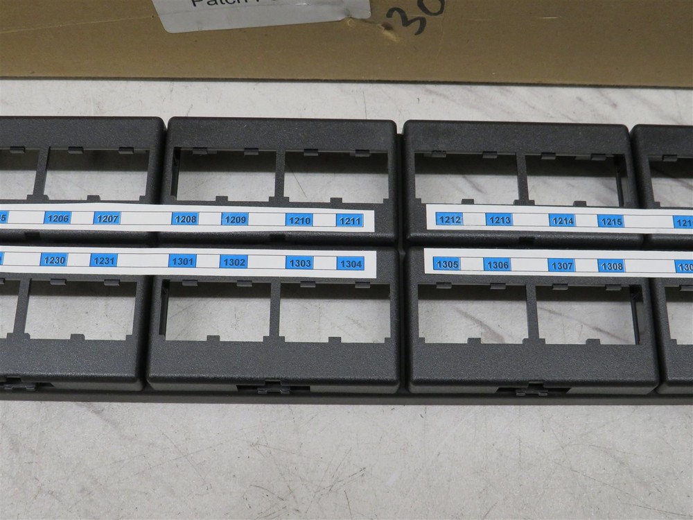 Open Box Panduit Cpp48wbly Patch Panel Cover,Mini-Com,Rack Mt,48 Port