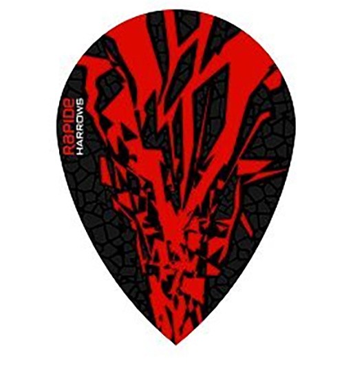 Harrows Rapide X Pear Dart Flights