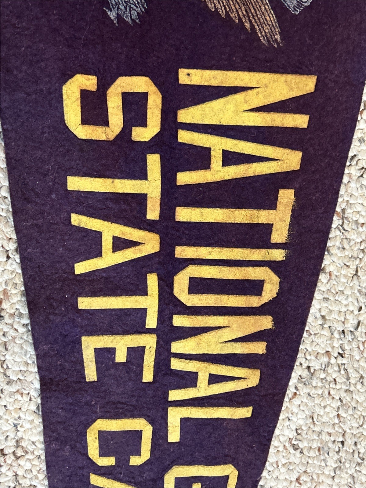 Vintage National Guard State Camp 1939 Pennant WWII Preparation