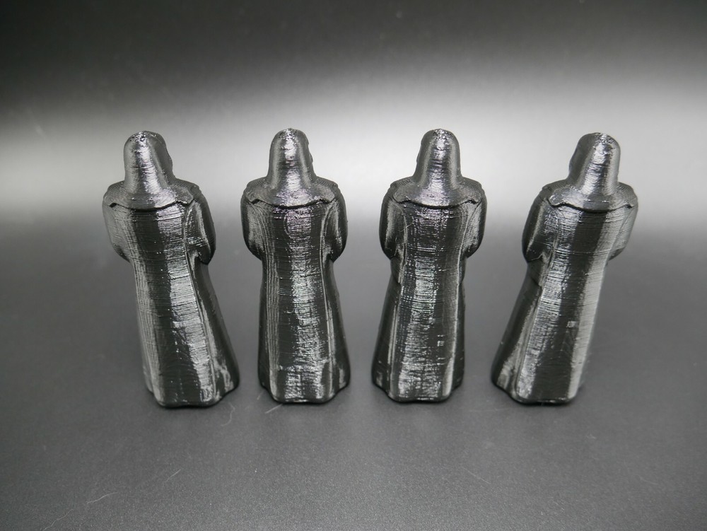 Tabletop Terrain Crypt Dark Priest Statues four total