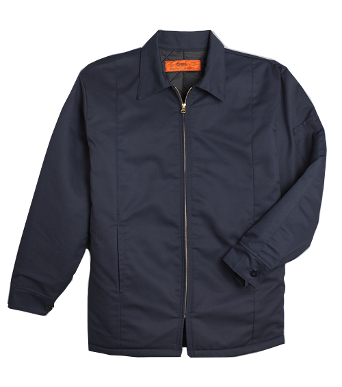 Work Jackets Used Uniform Cintas Unifirst Red Kap Insulated Lined Panel Coat