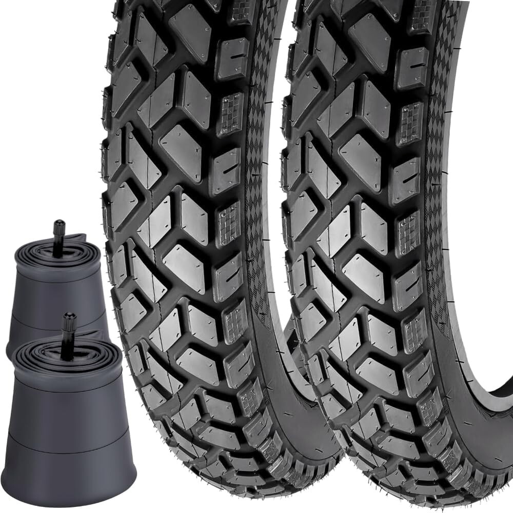 20" Heavy Duty Fat E-Bike Tires 20x4.0 with Tubes - All-Terrain Set