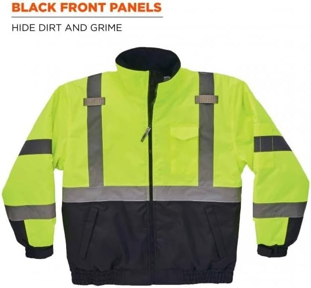 Hi Vis Bomber Safety Jacket