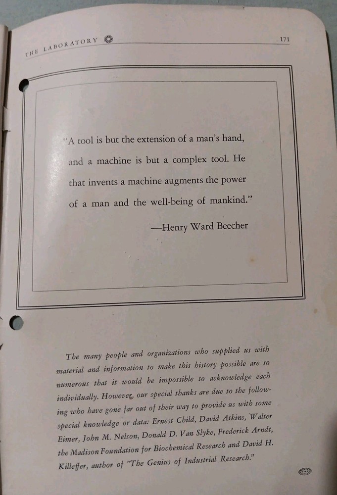 1951, 100th Anniversary Issue, The Laboratory Eimer & Amend. A90