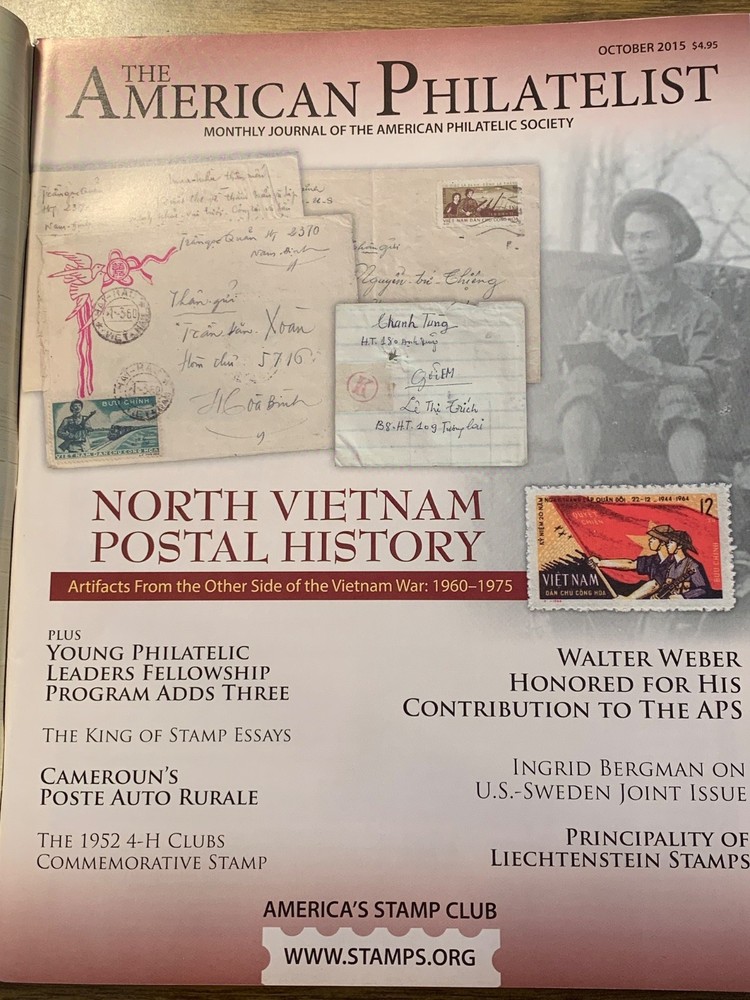 American Philatelist Magazine  2015, October