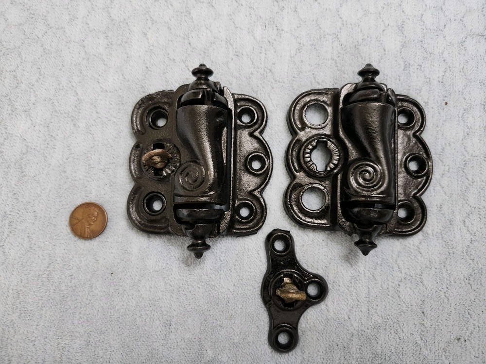 3" x 3" Wide Screen Door Spring Loaded Hinges