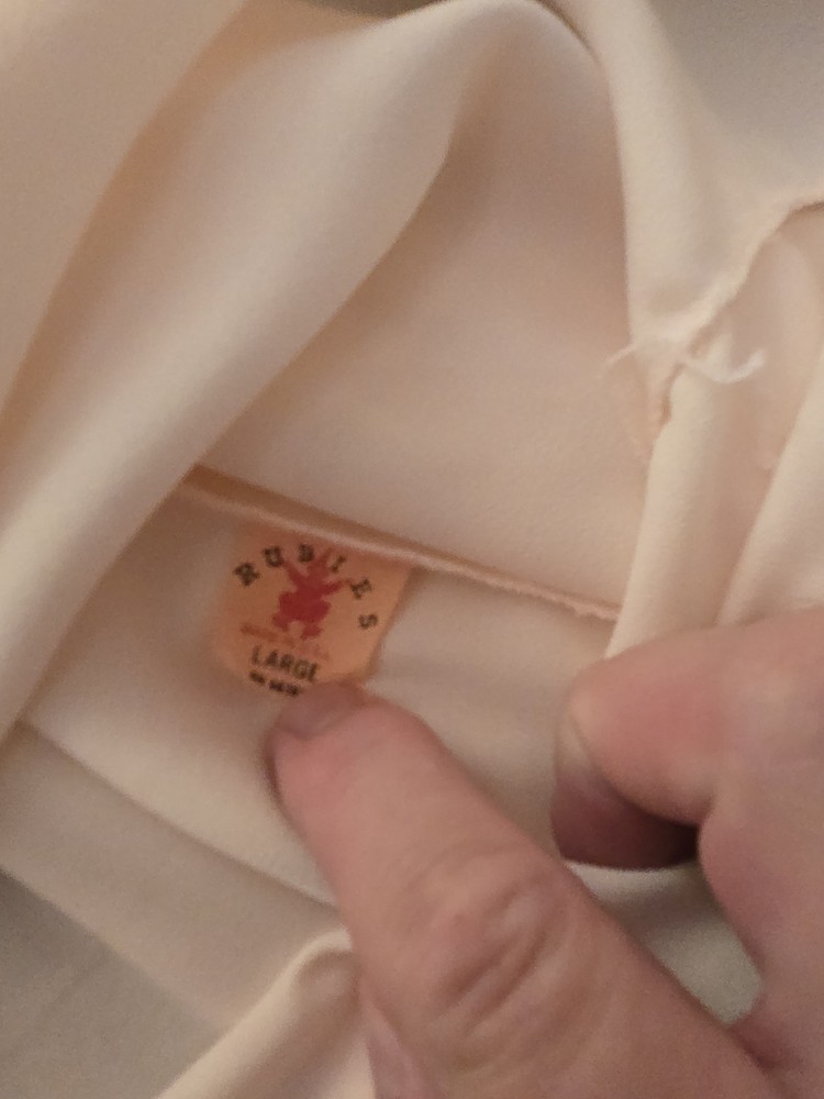rubies costume shirt white Large