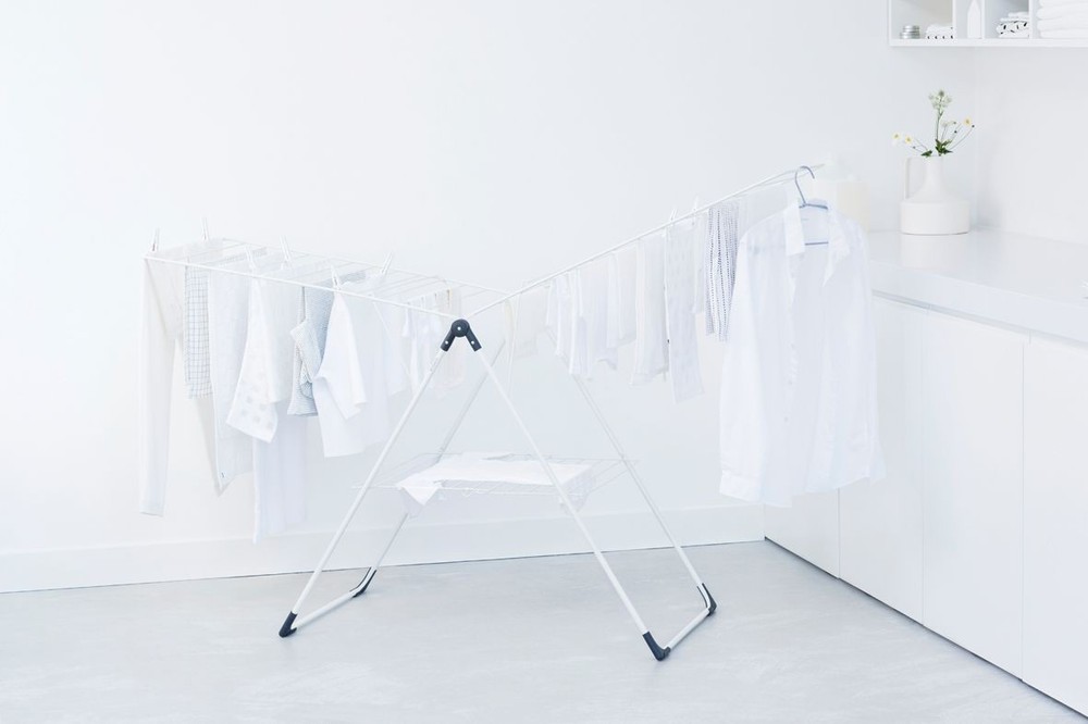 Brabantia T-model Clothes Drying Rack, Fresh White