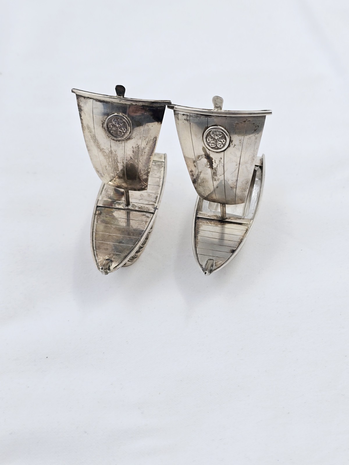 Vintage Asahi Sterling Silver 950 Salt and Pepper Shakers 66g