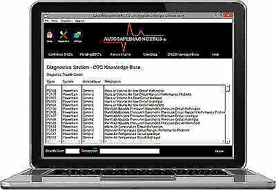 Autoscan Enhanced OBD2 Engine TC Diagnostic Software 4 all Vehicles + USB Elm327