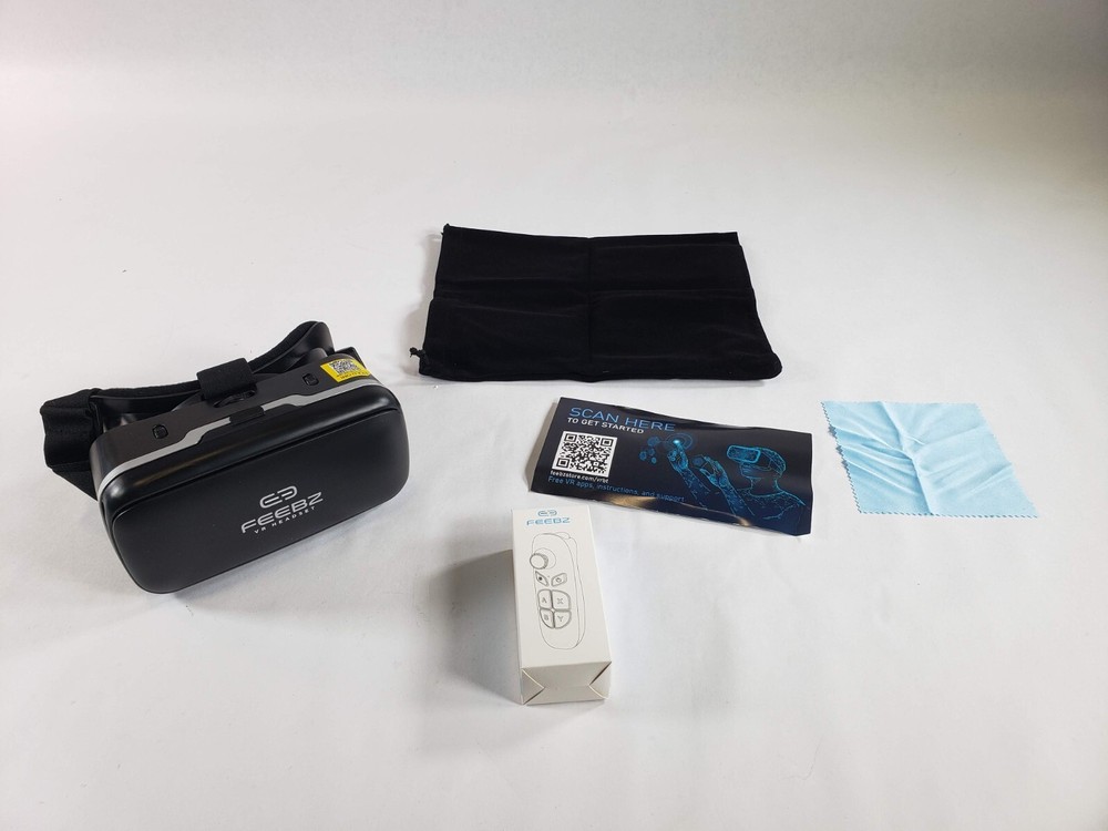 VR Headset for Android - with Built-in Action Button | Virtual Reality Black