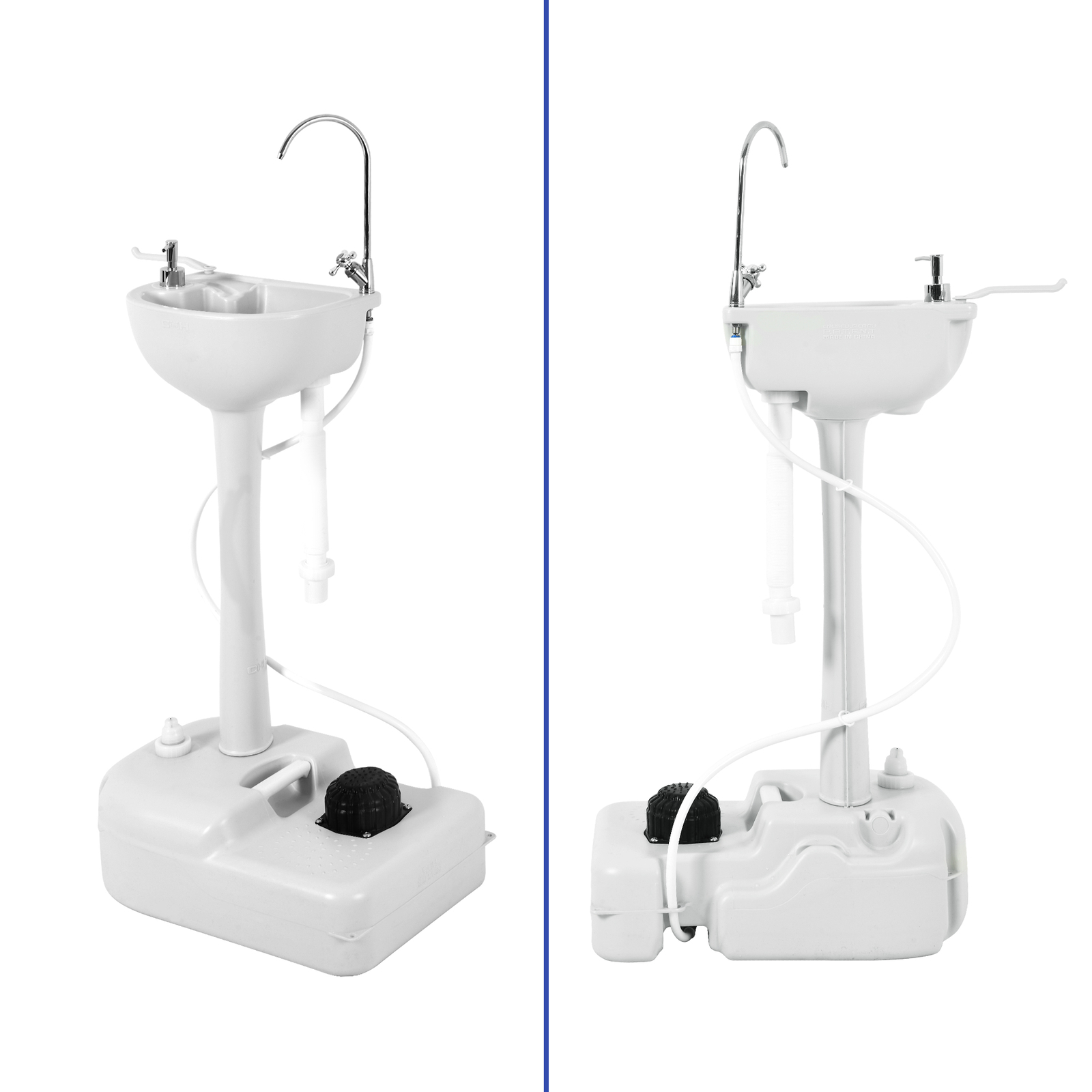 4.5 Gallon Portable Hand Wash Sink 17L Water Tank Outdoor Stand Camping Travel