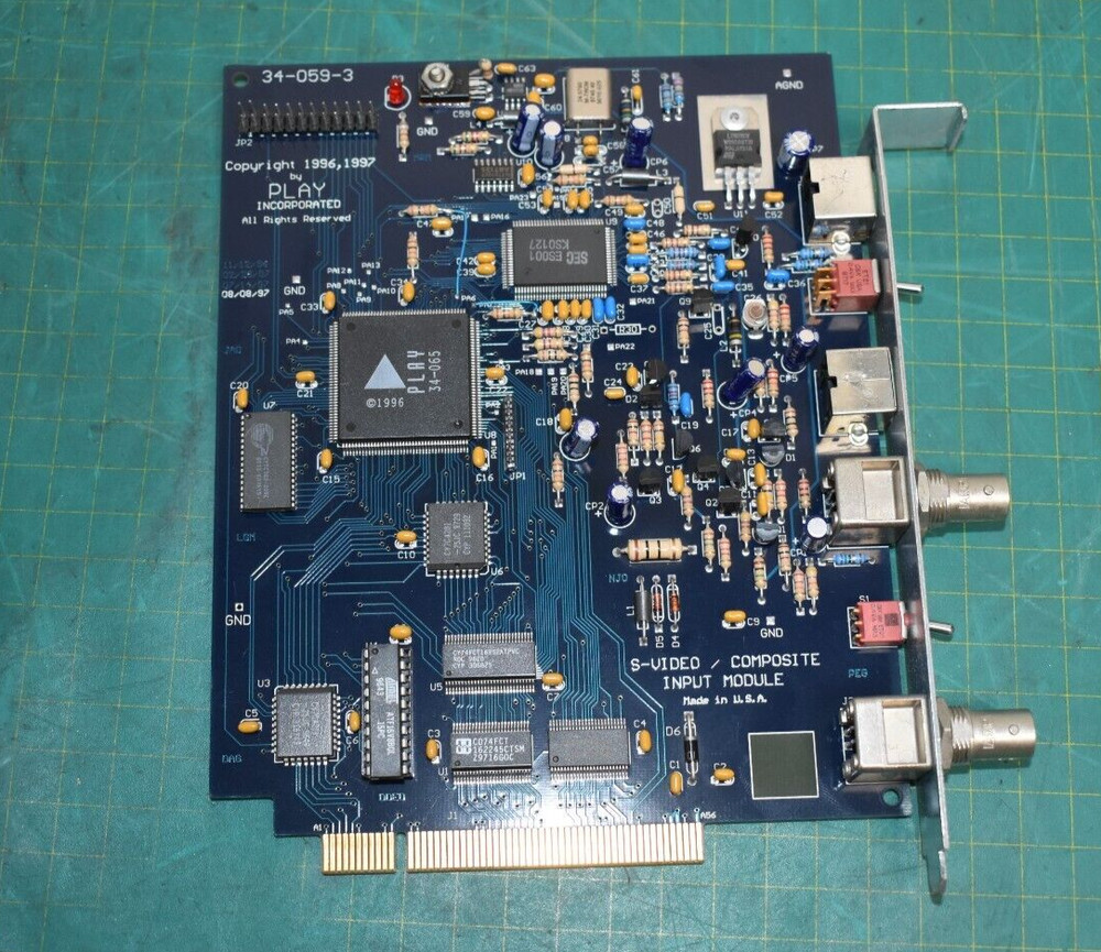 Play Inc. 34-059-3 Trinity S-Video Composite Input Module GlobeCaster Plug-In