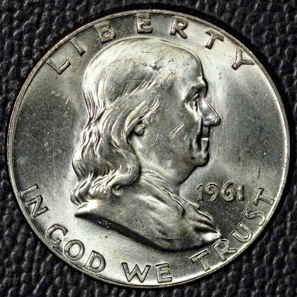 1961-D Franklin Half Dollar, Choice BU