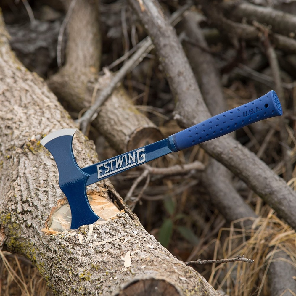 ESTWING Double Bit Axe - 38 oz Wood Spitting Tool with Forged Steel Construct...