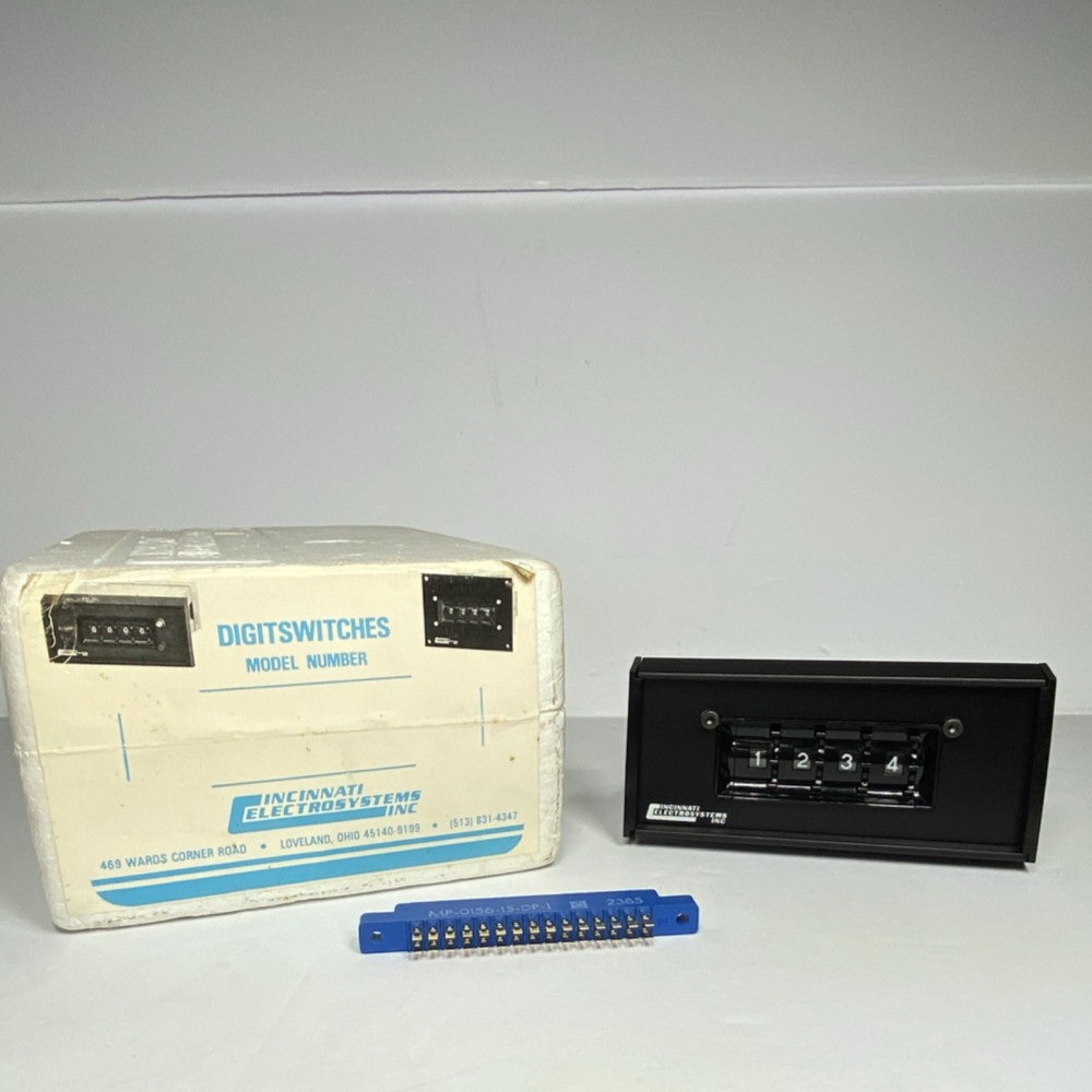 Cincinnati Electrosystems Digitswitches 995-4-1T 4-Digit Electromagnetic Counter
