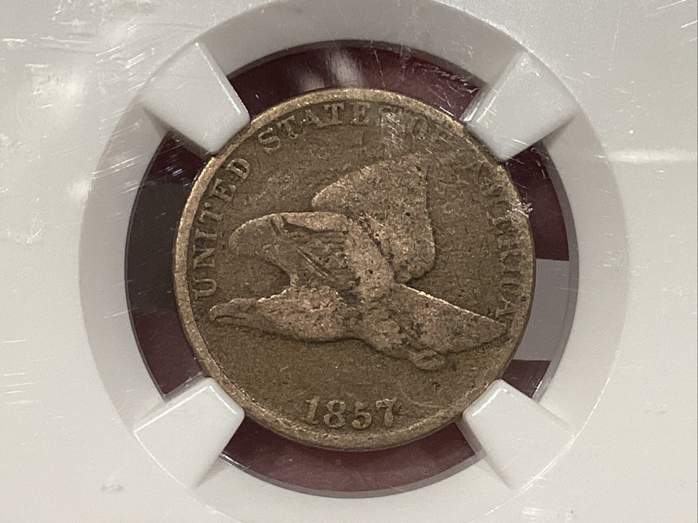 1857 Flying Eagle One Cent - Stack's W 57th St Collection - NGC GENUINE