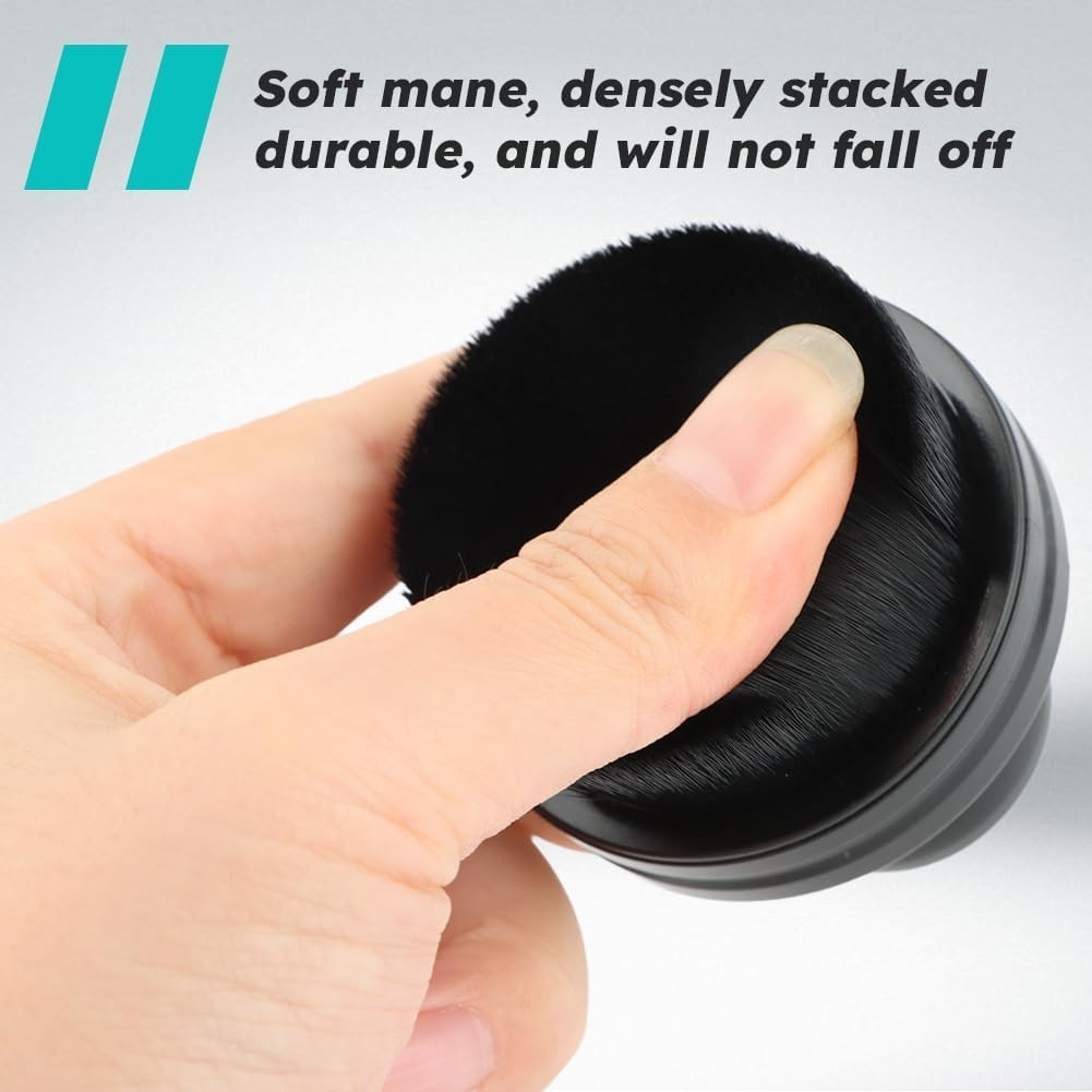 2 Pack Car Tire Shine Applicator Brush Tire Shine Brush Tire Dressing Brush High