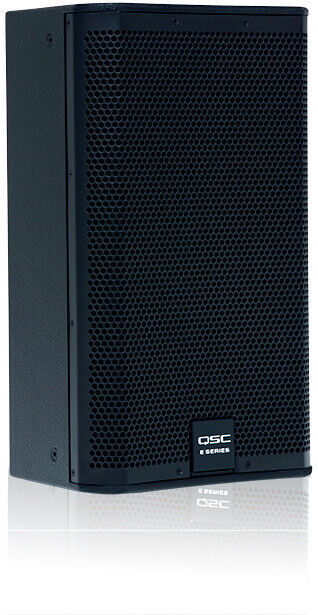 QSC E110-BK-TD Compact 10" Two-Way Passive Loudspeaker – Black