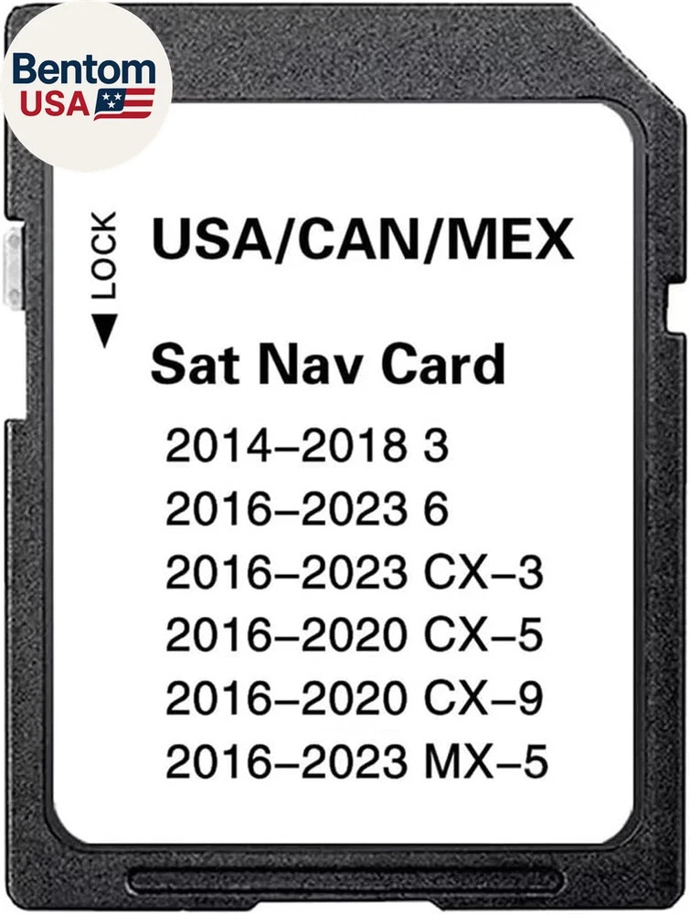 Upgraded Navigation SD Card with Latest Maps Version Compatible with 3 6 CX-3 CX