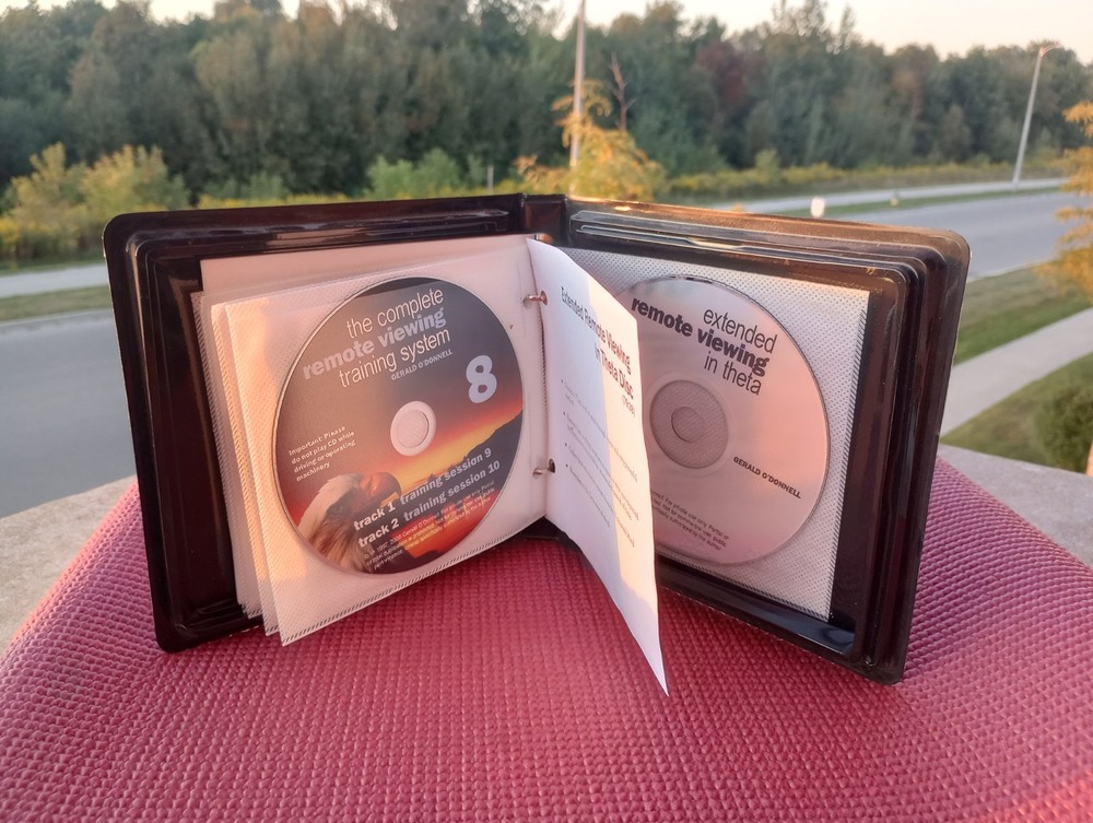 GERALD O'DONNELL "ARVARI Remote Viewing Training system Preowned 8 DISC SET