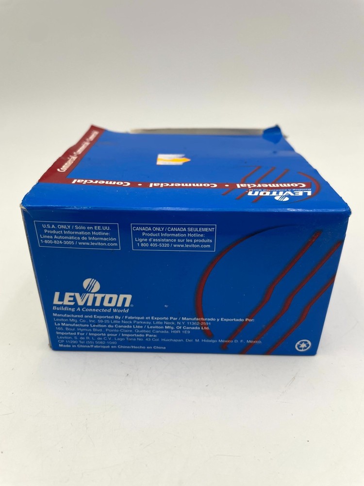 Leviton OSC05-U0W Ultrasonic Ceiling Occupancy Sensor White 500 Sq. Ft. Coverage