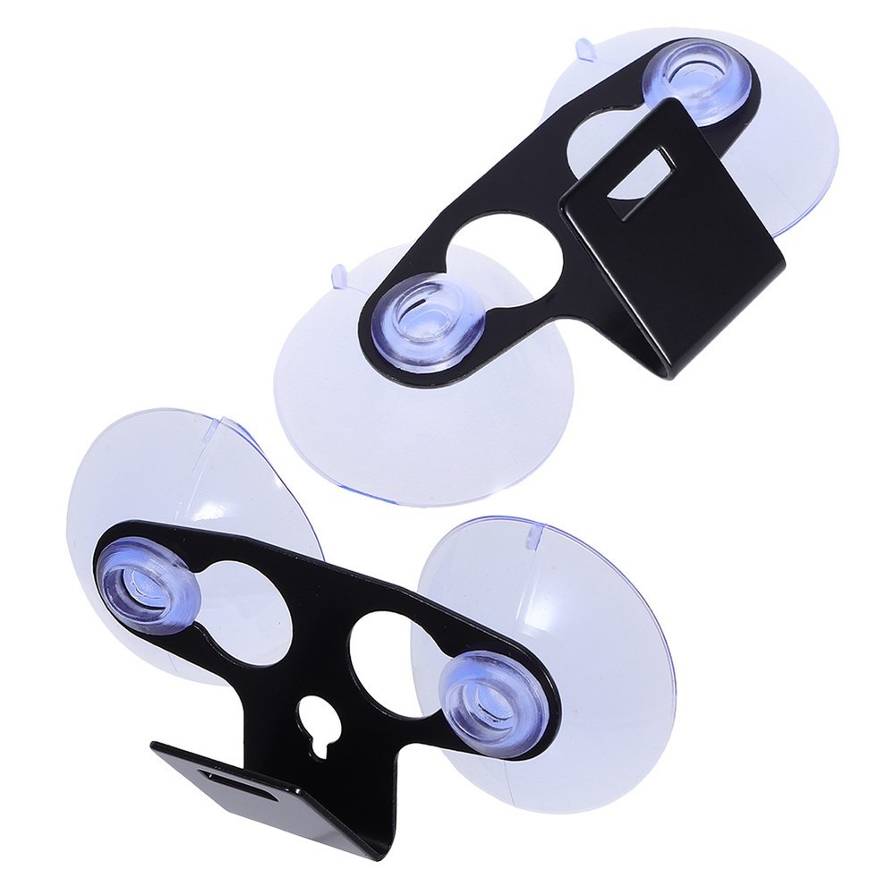 2 Pcs Plastic Windshield Mounting Accessory Car Bracket Dashboard