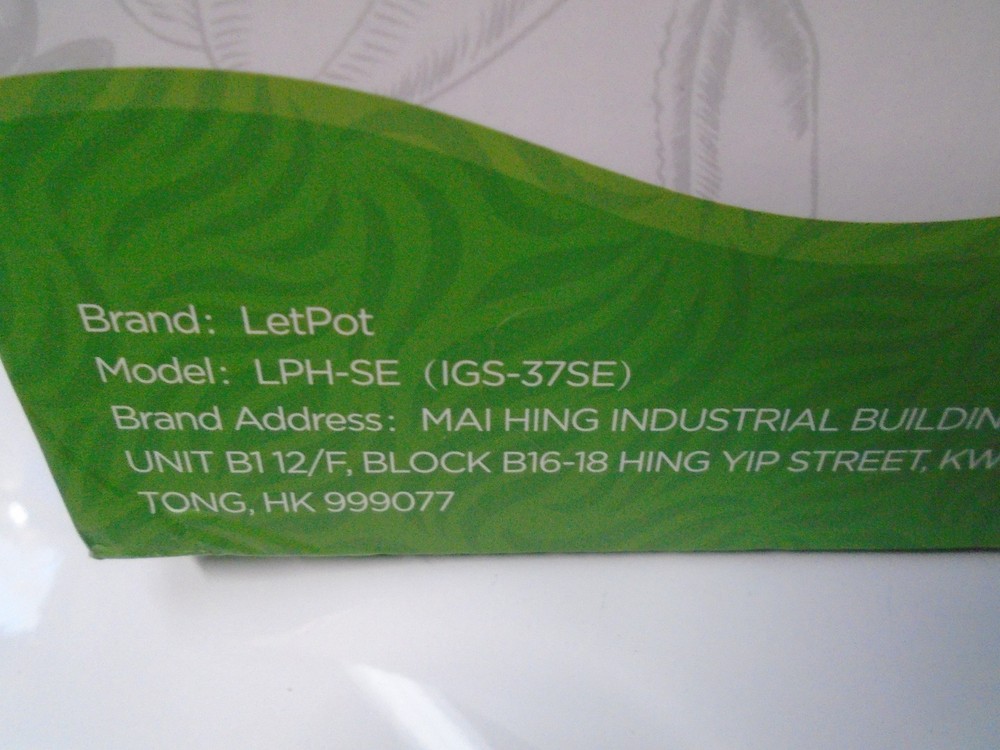 LetPot Hydroponics LPH-SE Growing System
