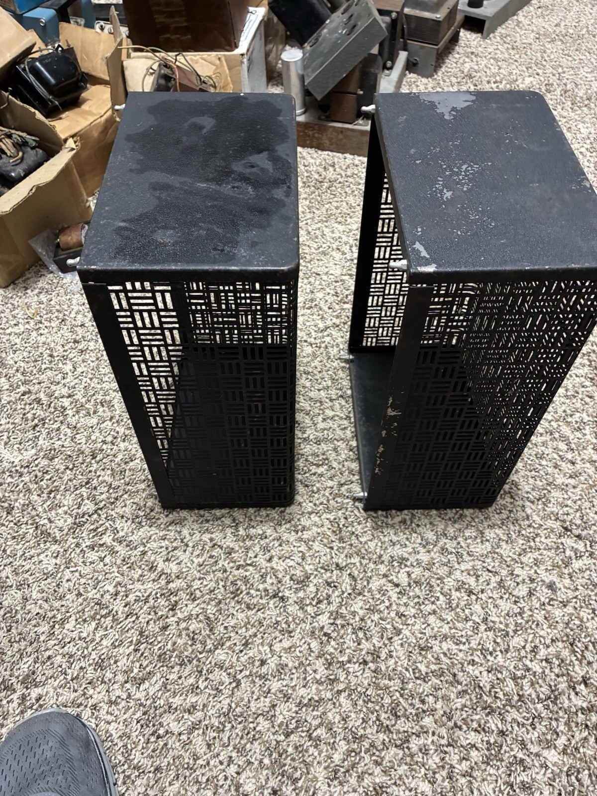 2- Heathkit W 5 M Chassis and 2- Top Cages
