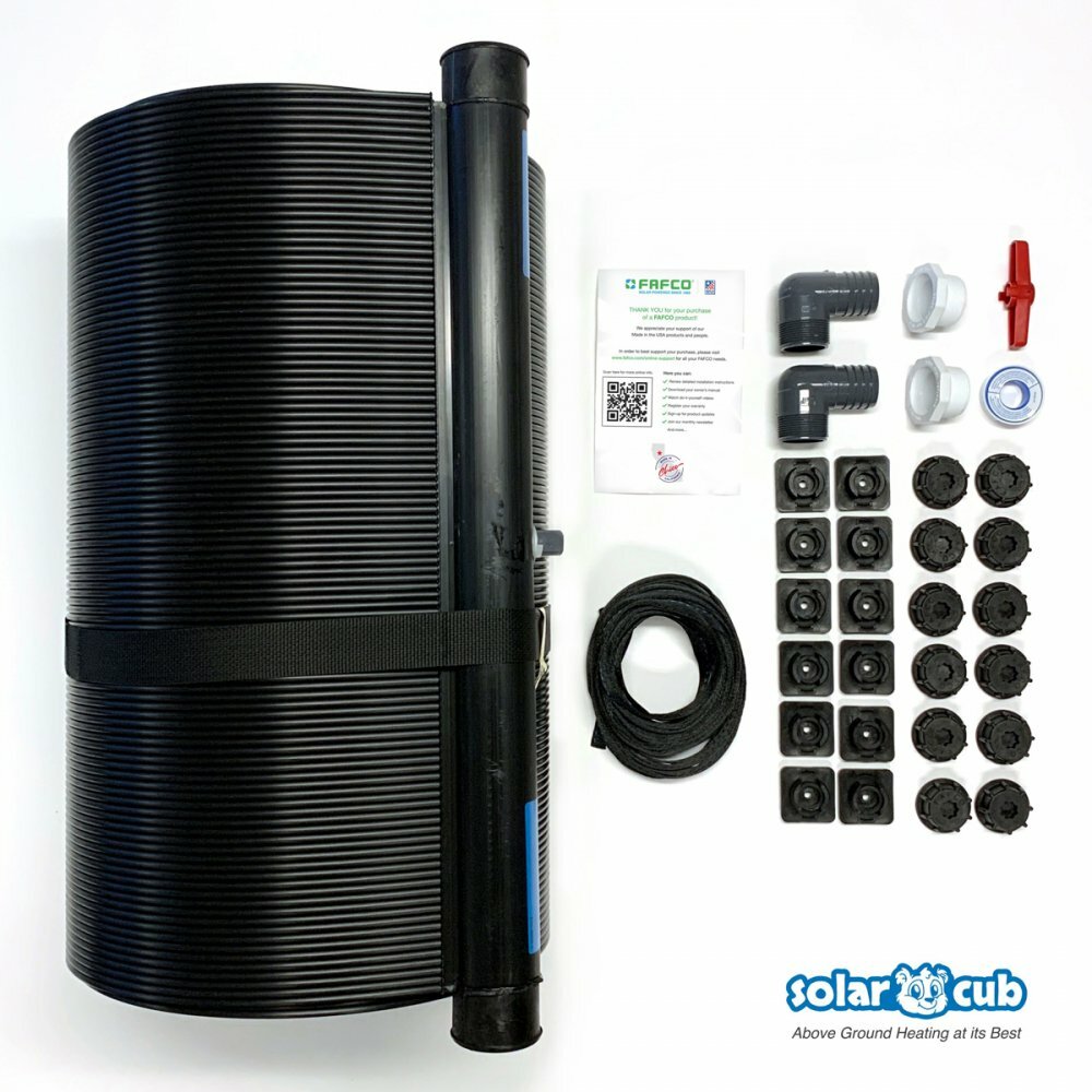 Fafco Above Ground Swimming Pool Solar Cub Panel Kit - Single Panel 2' x 20'