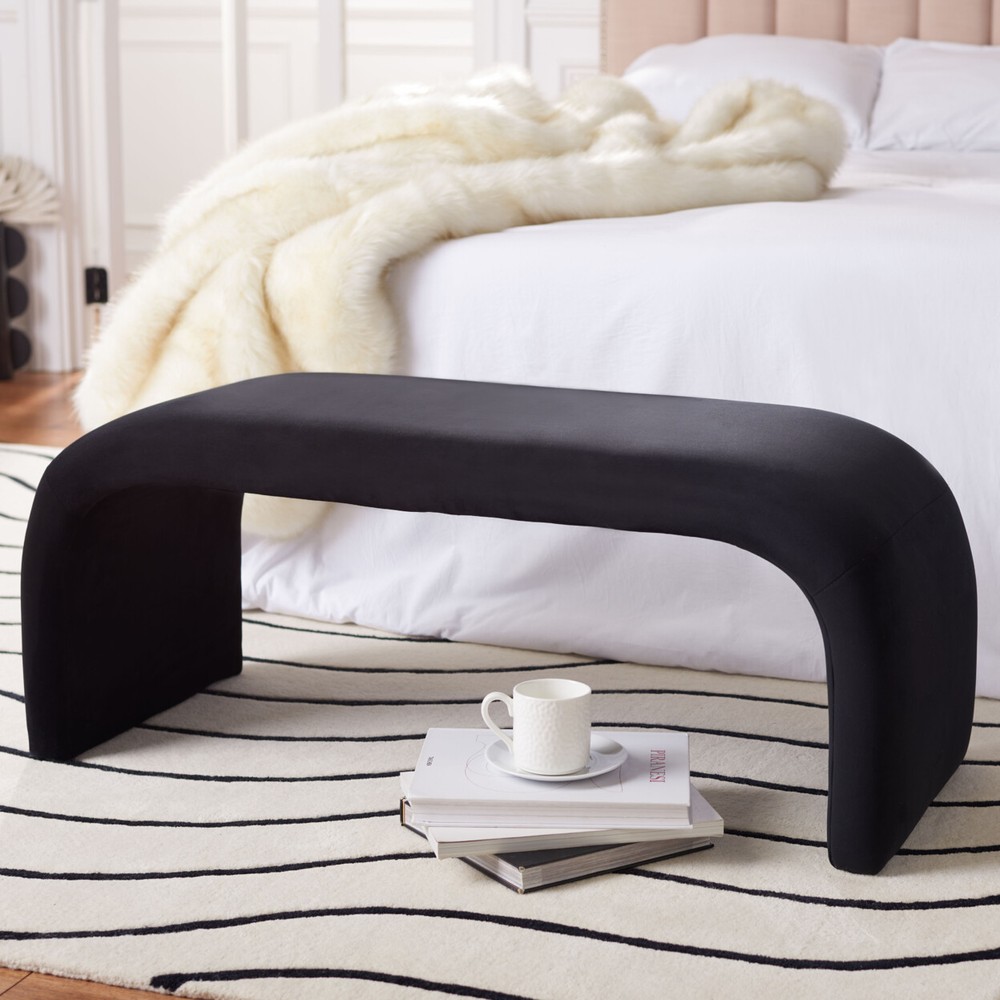 SAFAVIEH Tenko Bench | Black |