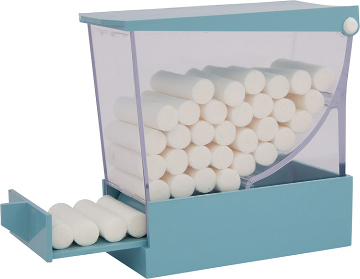 Zirc Cotton Roll Dispenser Deluxe Blue